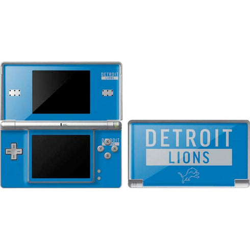 NFL Detroit Lions Blue Performance Series Nintendo Skins