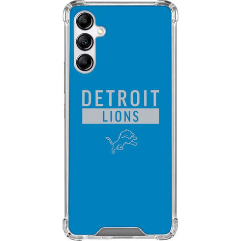 NFL Detroit Lions Blue Performance Series Gabb Phone 4 Clear Case
