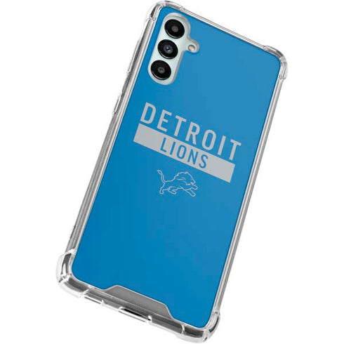 NFL Detroit Lions Blue Performance Series Gabb Phone 4 Clear Case