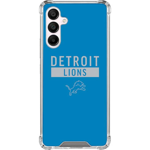 NFL Detroit Lions Blue Performance Series Galaxy A16 5G Clear Case