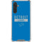 NFL Detroit Lions Blue Performance Series Galaxy A17 Clear Case