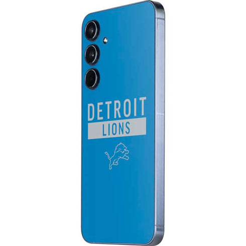 NFL Detroit Lions Blue Performance Series Galaxy A35 5G Skin
