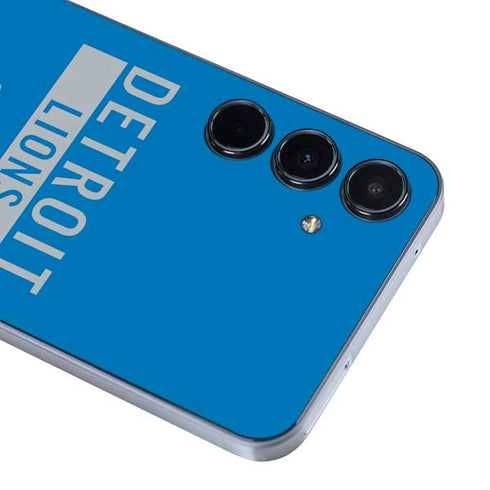 NFL Detroit Lions Blue Performance Series Galaxy A36 5G Skin