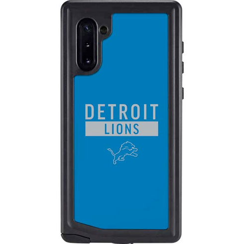 NFL Detroit Lions Blue Performance Series Galaxy Cases