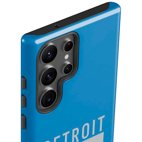 NFL Detroit Lions Blue Performance Series Galaxy S23 Ultra Pro Case