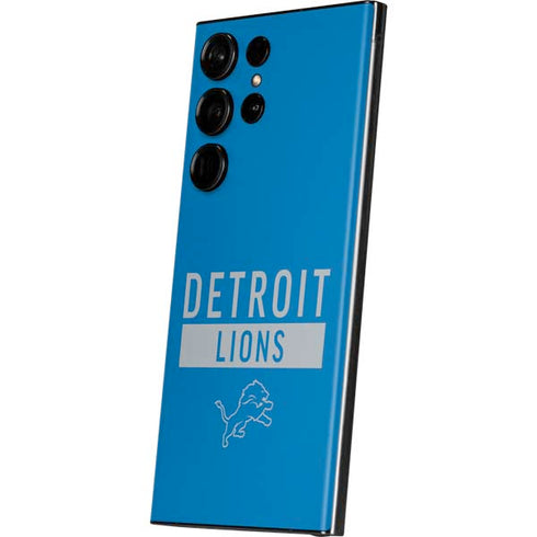 NFL Detroit Lions Blue Performance Series Galaxy Skins