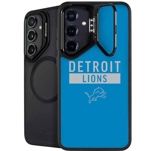 NFL Detroit Lions Blue Performance Series Galaxy S24 FE Kickstand Case