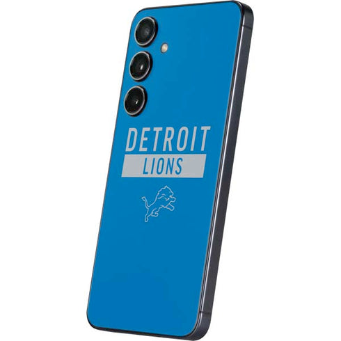 NFL Detroit Lions Blue Performance Series Galaxy S25 Plus Skin