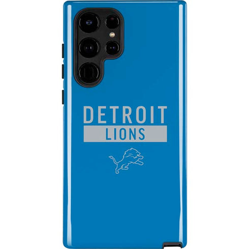 NFL Detroit Lions Blue Performance Series Galaxy Cases