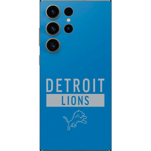 NFL Detroit Lions Blue Performance Series Galaxy S24 Ultra Skin