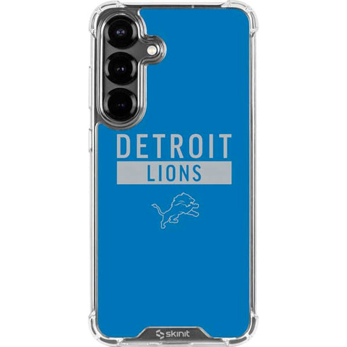 NFL Detroit Lions Blue Performance Series Galaxy S26 Clear Case