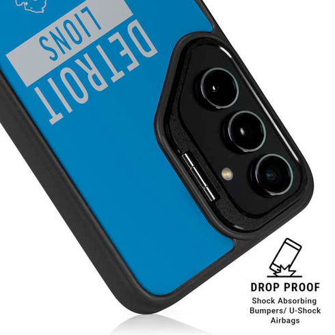 NFL Detroit Lions Blue Performance Series Galaxy S26 Kickstand Case
