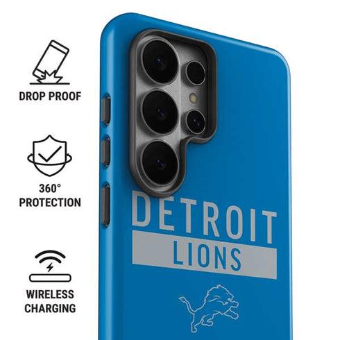 NFL Detroit Lions Blue Performance Series Galaxy S26 Ultra Impact Case