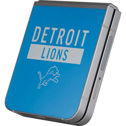 NFL Detroit Lions Blue Performance Series Galaxy Z Flip6 Skin