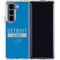 NFL Detroit Lions Blue Performance Series Galaxy Z Fold5 5G Clear Case