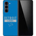 NFL Detroit Lions Blue Performance Series Galaxy Z Fold5 5G Skin