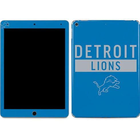 NFL Detroit Lions Blue Performance Series iPad Skins