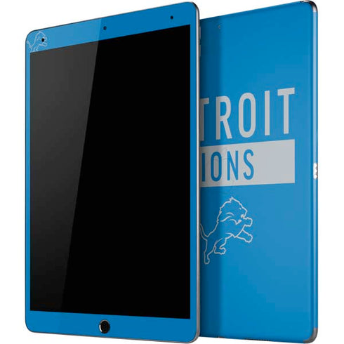 NFL Detroit Lions Blue Performance Series iPad Skins