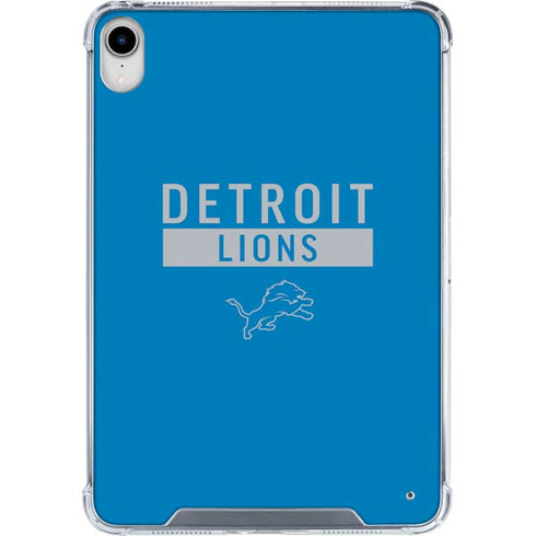 NFL Detroit Lions Blue Performance Series iPad 11th Gen (2025) Clear Case