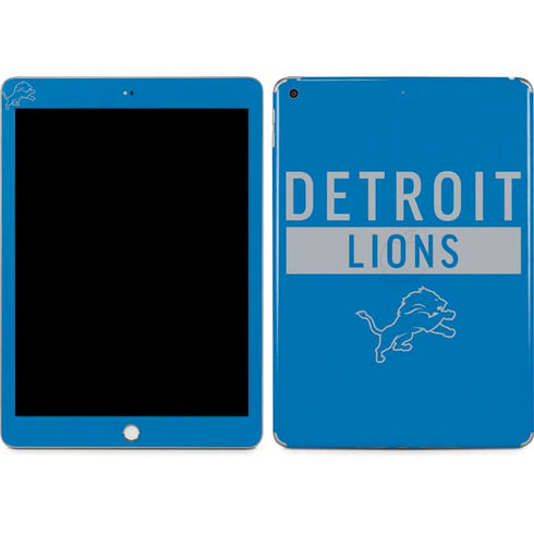 NFL Detroit Lions Blue Performance Series Apple iPad Skin