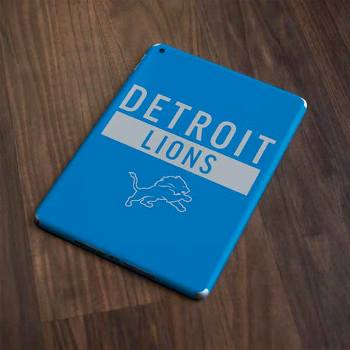 NFL Detroit Lions Blue Performance Series Apple iPad Skin