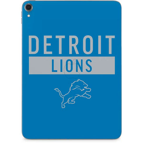 NFL Detroit Lions Blue Performance Series Apple iPad Pro Skin