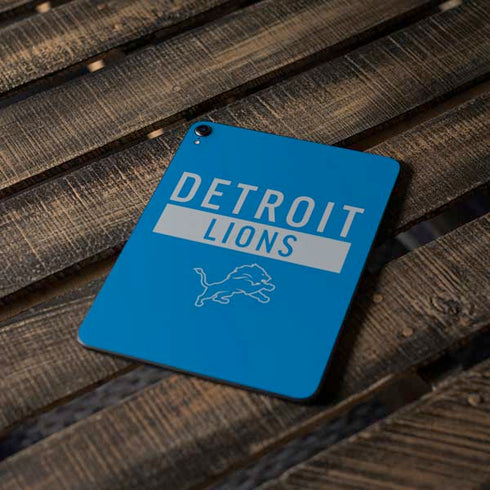 NFL Detroit Lions Blue Performance Series Apple iPad Pro Skin