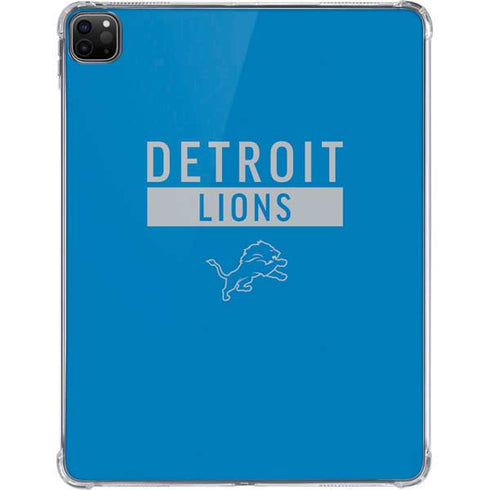 NFL Detroit Lions Blue Performance Series iPad Pro 11in (2024) Clear Case