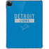NFL Detroit Lions Blue Performance Series iPad Pro 11in (2024) Clear Case