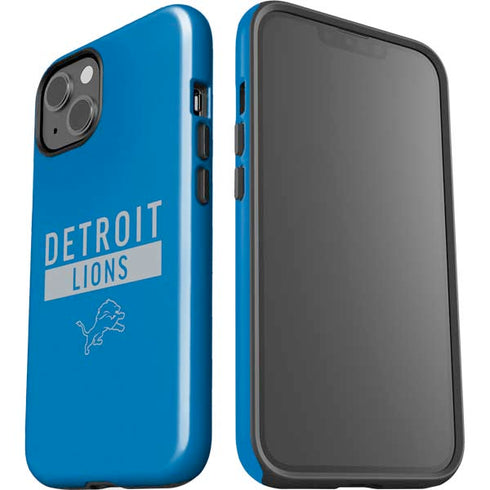 NFL Detroit Lions Blue Performance Series iPhone 15 Impact Case