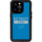 NFL Detroit Lions Blue Performance Series iPhone 15 Pro Waterproof Case