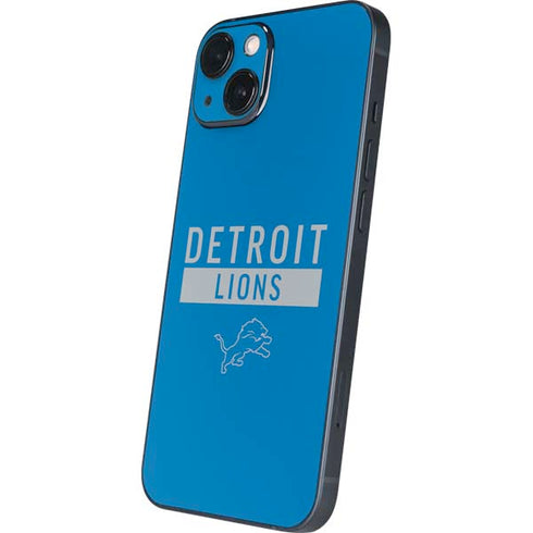 NFL Detroit Lions Blue Performance Series iPhone 15 Skin