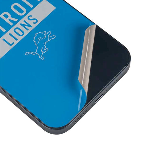 NFL Detroit Lions Blue Performance Series iPhone 15 Skin