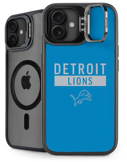 NFL Detroit Lions Blue Performance Series iPhone 16 Plus Kickstand Case