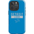 NFL Detroit Lions Blue Performance Series iPhone 16 Pro Impact Case