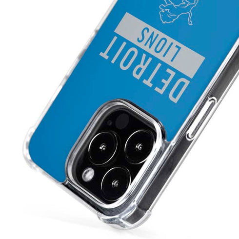 NFL Detroit Lions Blue Performance Series iPhone 16 Pro MagSafe Case