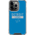 NFL Detroit Lions Blue Performance Series iPhone 16 Pro Max Clear Case