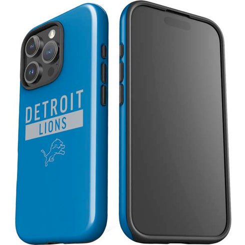 NFL Detroit Lions Blue Performance Series iPhone 16 Pro Max Impact Case