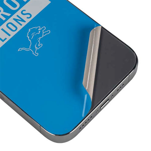 NFL Detroit Lions Blue Performance Series iPhone 16 Pro Skin