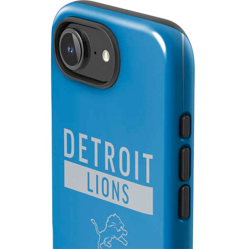 NFL Detroit Lions Blue Performance Series iPhone 16e Impact Case