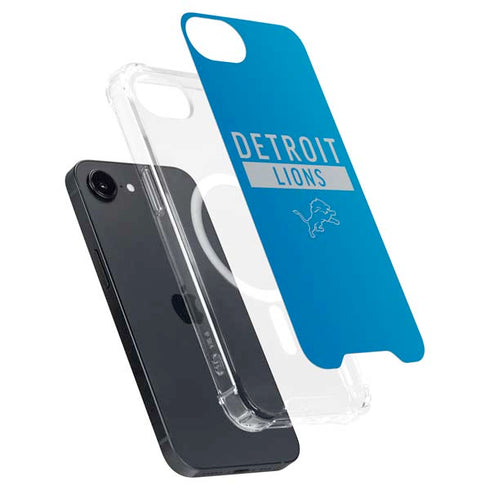 NFL Detroit Lions Blue Performance Series iPhone 16e MagSafe Case