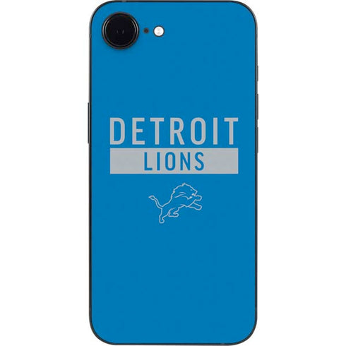 NFL Detroit Lions Blue Performance Series iPhone 16e Skin