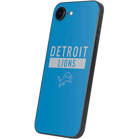 NFL Detroit Lions Blue Performance Series iPhone 16e Skin