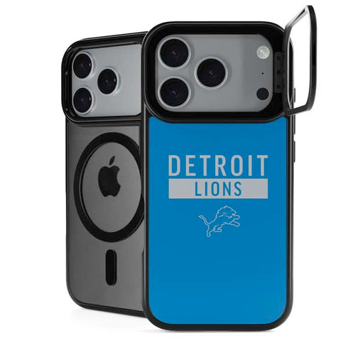 NFL Detroit Lions Blue Performance Series iPhone 18 Pro Kickstand Case