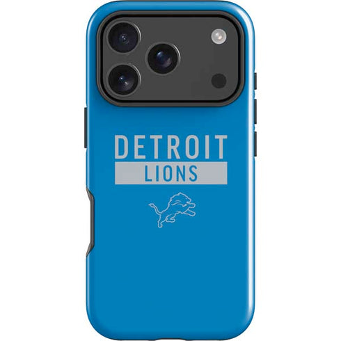 NFL Detroit Lions Blue Performance Series iPhone 18 Pro Max Impact Case