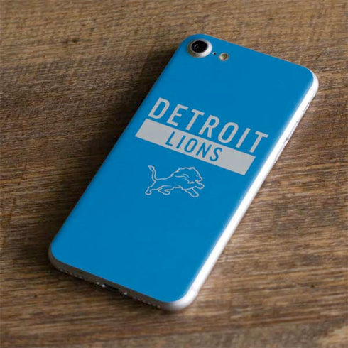 NFL Detroit Lions Blue Performance Series iPhone 8 Skin