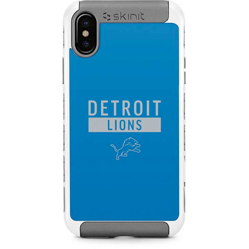 NFL Detroit Lions Blue Performance Series iPhone Cases