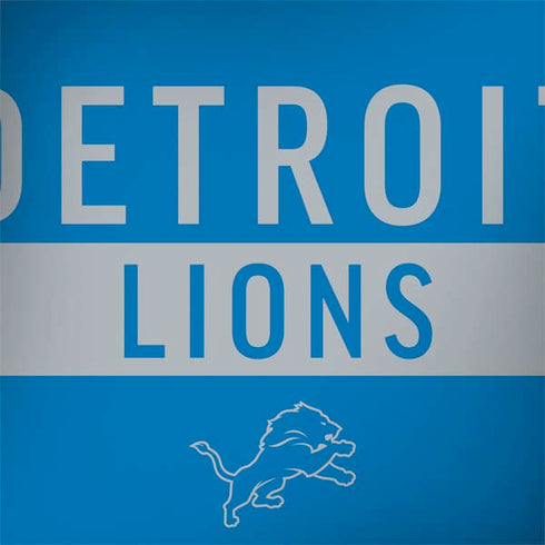 NFL Detroit Lions Blue Performance Series MacBook Skins