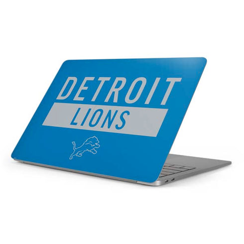 NFL Detroit Lions Blue Performance Series Apple MacBook Pro 16-inch Skin