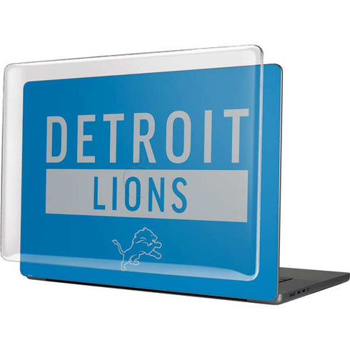 NFL Detroit Lions Blue Performance Series MacBook Cases